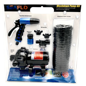 20lph 7pce 12v SeaFlo Wash Pump Kit
