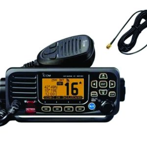 ICOM M330G 25 WATT MARINE VHF RADIO WITH GPS - BLACK