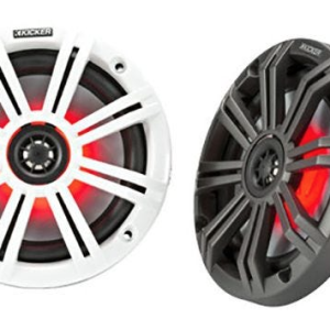 Kicker Marine Speakers 2-Way With LED's (2 Speakers)